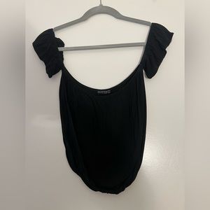 Black Brandy Melville off the shoulder shirt